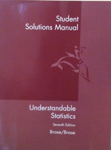 Understandable Statistics Concepts and Methods 7th 2003 9780618205585 Front Cover