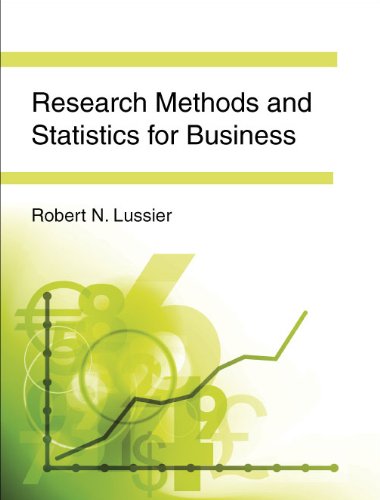 Research Methods and Statistics for Business  N/A 9781577666585 Front Cover
