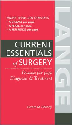 Current Essentials of Surgery N/A 9780071469586 Front Cover