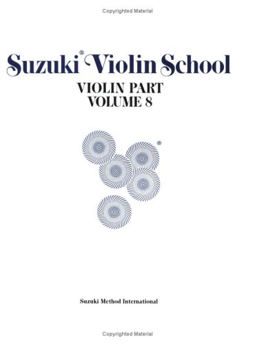 Suzuki Violin School, Vol 8 Violin Part  1994 9780874871586 Front Cover