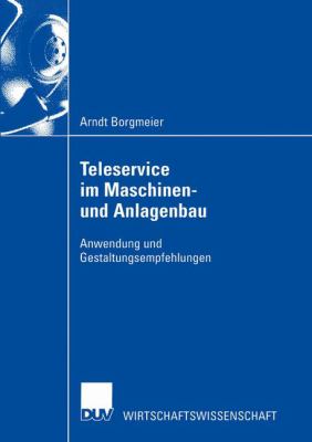 Teleservice im maschinen- und anlagenbau:   2002 9783824406586 Front Cover
