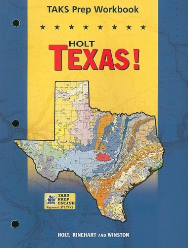 Holt Preparation Workbook : Texas Edition 3rd 9780030690587 Front Cover