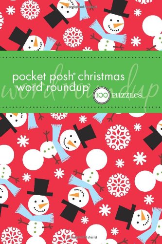Pocket Posh Christmas Word Roundup 100 Puzzles  2010 9780740799587 Front Cover