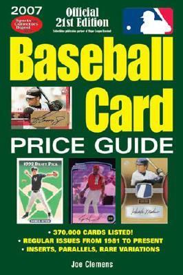 Baseball Card Price Guide 21st 9780896894587 Front Cover