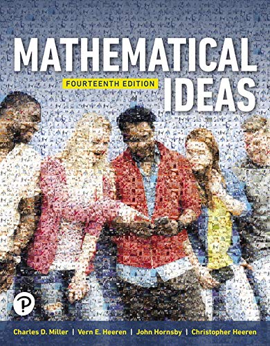 Mathematical Ideas:   2019 9780134995588 Front Cover