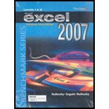 MICROSOFT EXCEL 2007 WIND.VIST N/A 9780763830588 Front Cover