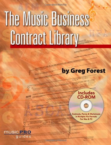 Music Business Contract Library   2008 9781423454588 Front Cover