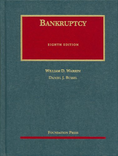Bankruptcy, 8th Edition  8th 2009 (Revised) 9781599416588 Front Cover