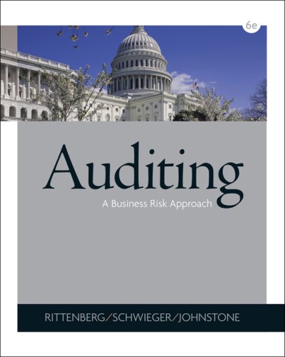 Auditing A Business Risk Approach 6th 2008 9780324375589 Front Cover