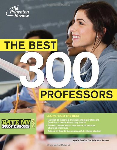 Best 300 Professors Learn from the Best N/A 9780375427589 Front Cover
