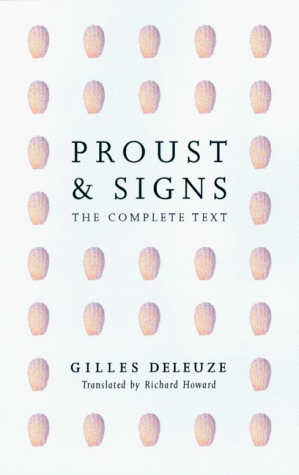 Proust and Signs   2000 9780816632589 Front Cover