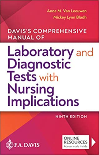 Cover art for Davis's Comprehensive Manual of Laboratory and Diagnostic Tests with Nursing Implications, 9th Edition