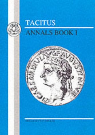 Tacitus: Annals I   1992 9781853993589 Front Cover