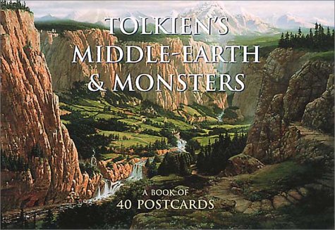 Tolkien's Middle Earth and Monsters Postcards  N/A 9780007142590 Front Cover