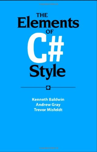 Elements of C# Style   2006 9780521671590 Front Cover