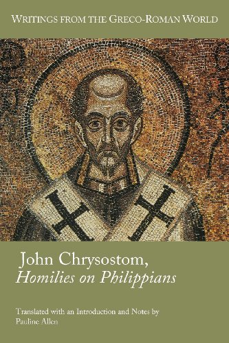 John Chrysotom, Homilies on Philippians:   2013 9781589837591 Front Cover