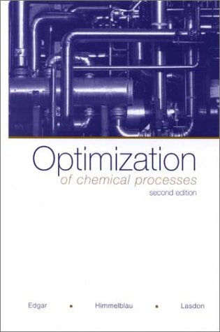 Optimization of Chemical Processes  2nd 2001 (Revised) 9780070393592 Front Cover