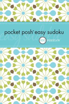 Pocket Posh Easy Sudoku 100 Puzzles  2010 9780740793592 Front Cover