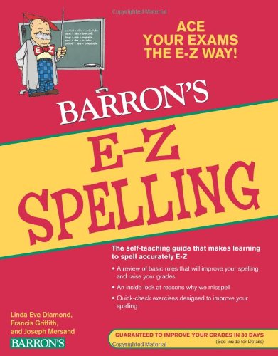 E-Z Spelling  5th 2011 9780764144592 Front Cover
