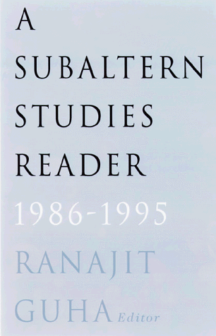 Subaltern Studies Reader, 1986-1995   1997 9780816627592 Front Cover
