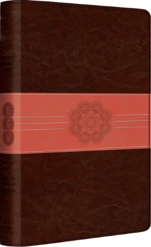 ESV Student Study Bible (TruTone, Chocolate/Coral, Sash Design)  N/A 9781433540592 Front Cover