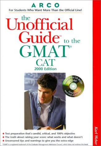 Unofficial Guide to the GMAT-CAT 2000th 9780028634593 Front Cover