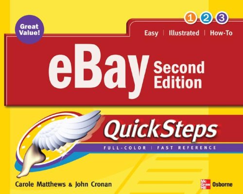 EBayï¿½ QuickSteps, Second Edition  2nd 2008 (Revised) 9780071485593 Front Cover
