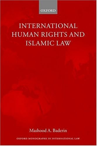 International Human Rights and Islamic Law   2003 9780199266593 Front Cover