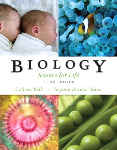 Biology Science for Life with Mybiology 3rd 2010 9780321559593 Front Cover