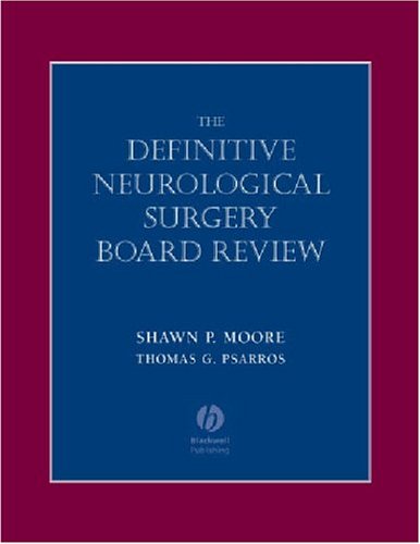 Definitive Neurological Surgery Board Review   2005 9781405104593 Front Cover