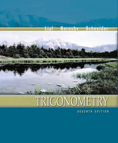 Trigonometry  7th 2001 9780321057594 Front Cover