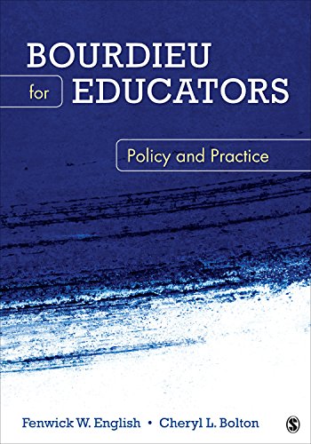 Bourdieu for Educators Policy and Practice  2015 9781412996594 Front Cover
