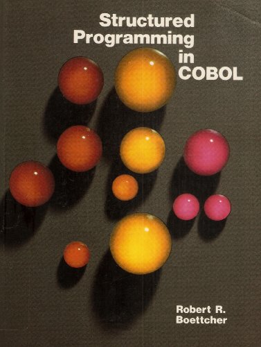 Structured Programming in COBOL  1987 9780030705595 Front Cover