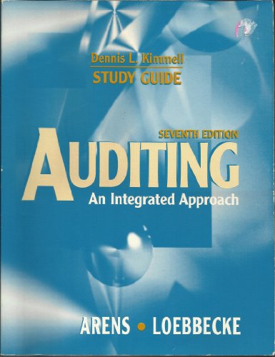 Auditing  7th 1997 9780137907595 Front Cover