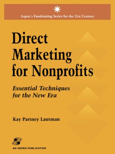 Direct Marketing for Nonprofits Essential Techniques for the New Era  2001 9780834219595 Front Cover