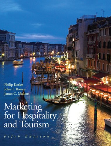 Marketing for Hospitality and Tourism  5th 2010 9780135045596 Front Cover