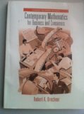 Contemporary Math, Business and Consumers 1st (Student Manual, Study Guide, etc.) 9780030181597 Front Cover