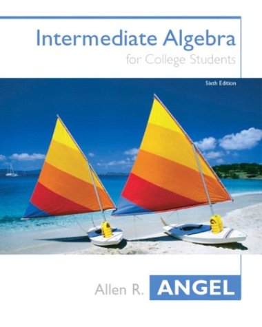 Intermediate Algebra for College Students  6th 2004 9780131400597 Front Cover