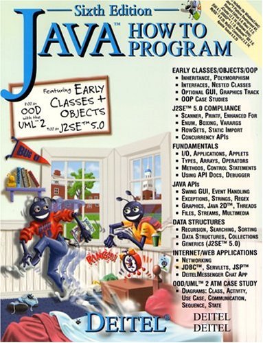 Java How to Program and CD Version One  6th 2005 9780131541597 Front Cover