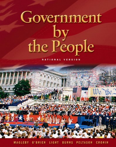 Government by the People - National Version  21st 2006 (Revised) 9780131921597 Front Cover