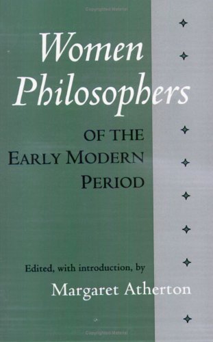 Women Philosophers of the Early Modern Period   1994 9780872202597 Front Cover