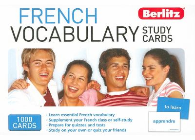 French - Berlitz Vocabulary Study Cards  2nd 9789812689597 Front Cover