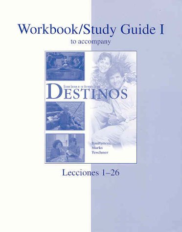 Destinos Workbook 2nd 1997 9780070672598 Front Cover