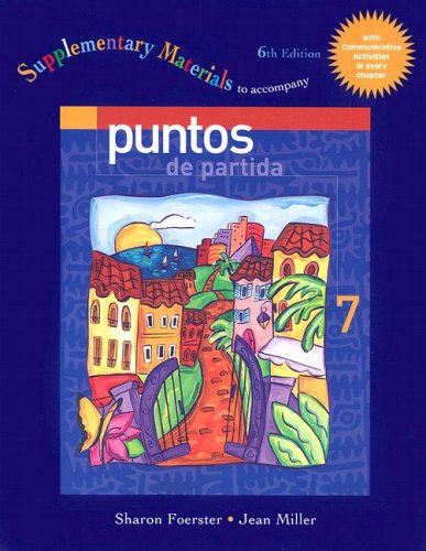 Puntos de Partida  6th 2004 9780073019598 Front Cover