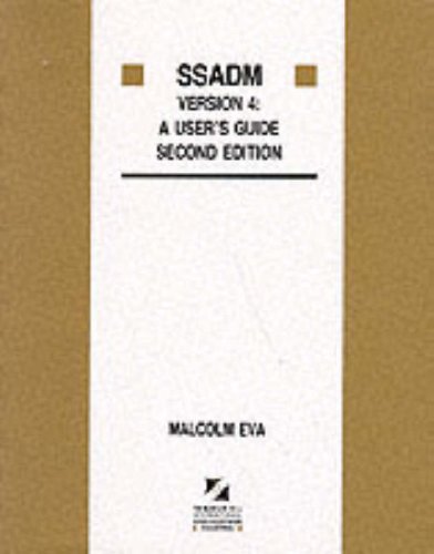 SSADM Version 4 A User's Guide 2nd 1994 9780077079598 Front Cover