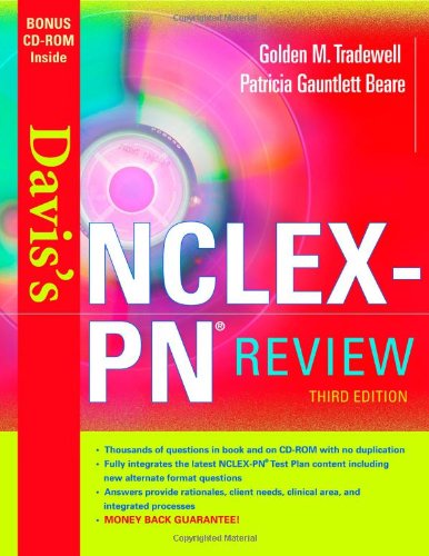 Davis's NCLEX-PNÂ® Review  3rd 2006 (Revised) 9780803614598 Front Cover