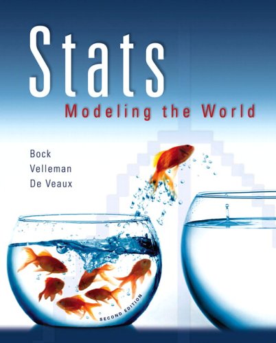 MyLab Statistics with Pearson eText -- Standalone Access Card -- for Stats Modeling the World 2nd 2007 (Revised) 9780321375599 Front Cover