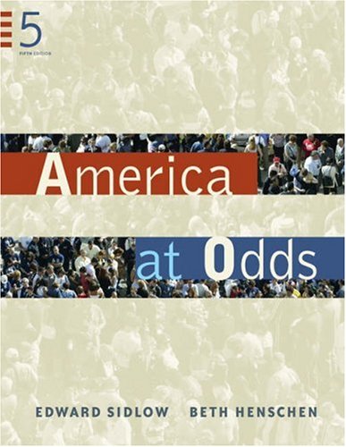 America at Odds  5th 2006 (Revised) 9780534647599 Front Cover