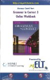     GRAMMAR IN CONTEXT 3-ACCESS CODE    N/A 9781424082599 Front Cover