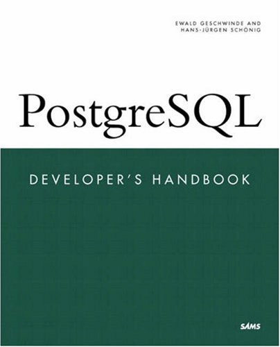 PostgreSQL Developer's Handbook   2002 9780672322600 Front Cover